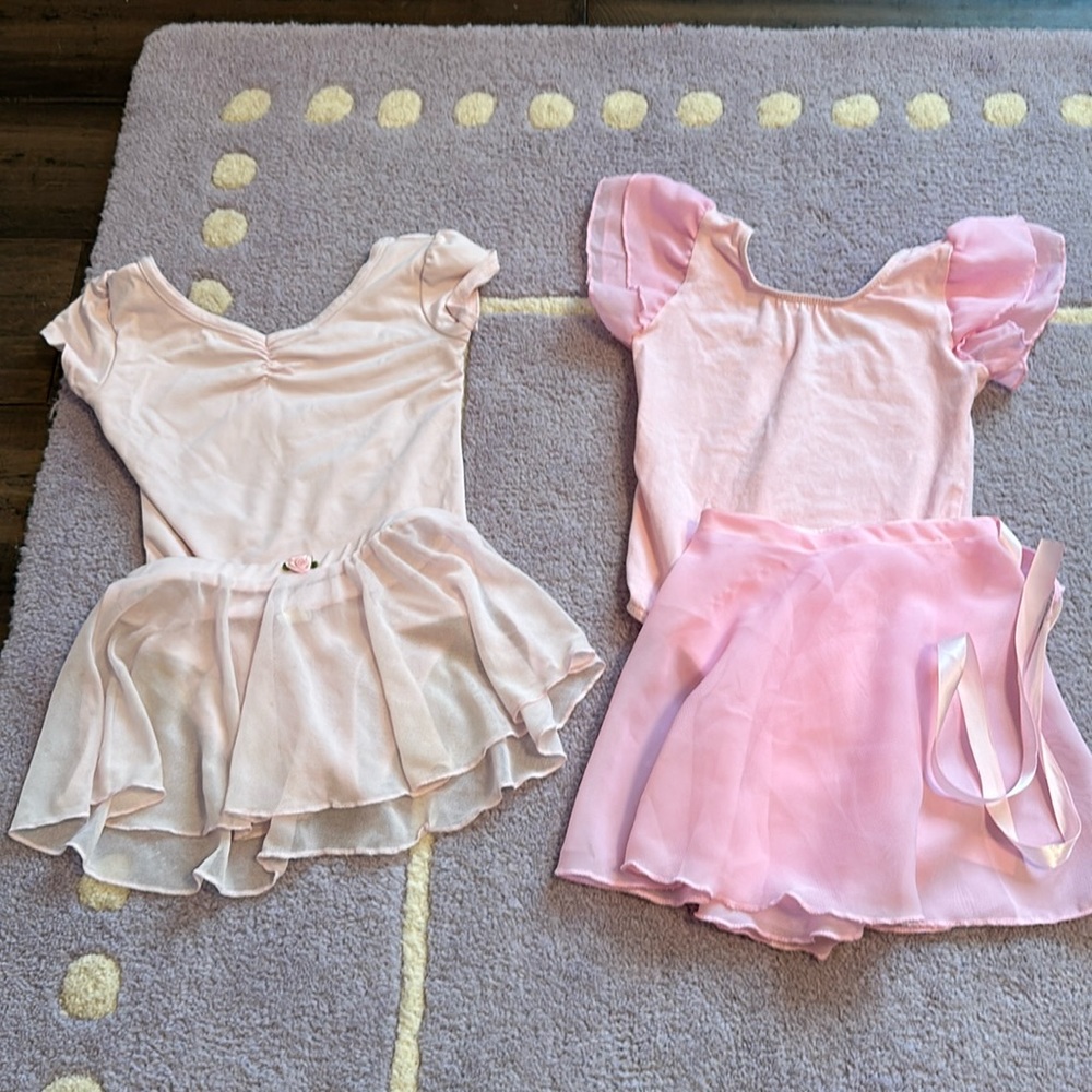 Size 2-3 dance leotards with skirts